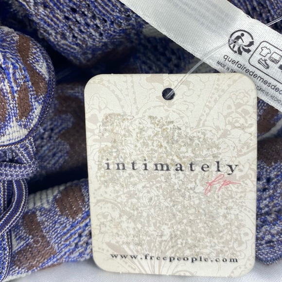 NWT | Free People Crochet Knit | “Free For All Cardi” | Blue Combo - Picture 11 of 11